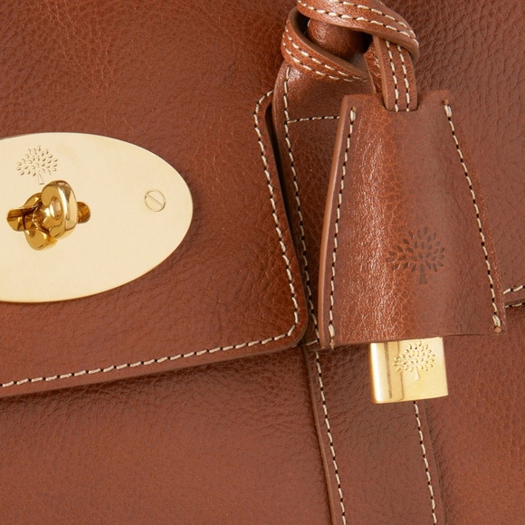 Mulberry Brown Leather Tote Bag - Picture 3 of 12